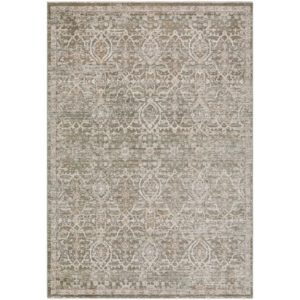 Myrtle Avenue VI Galey Alix X Livabliss Vintage Oriental Boho Olive/Medium Brown Rug - Image 6