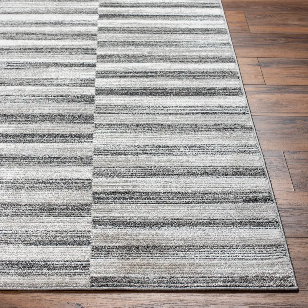 Jonthan Scandi Modern Black Rug - Image 2