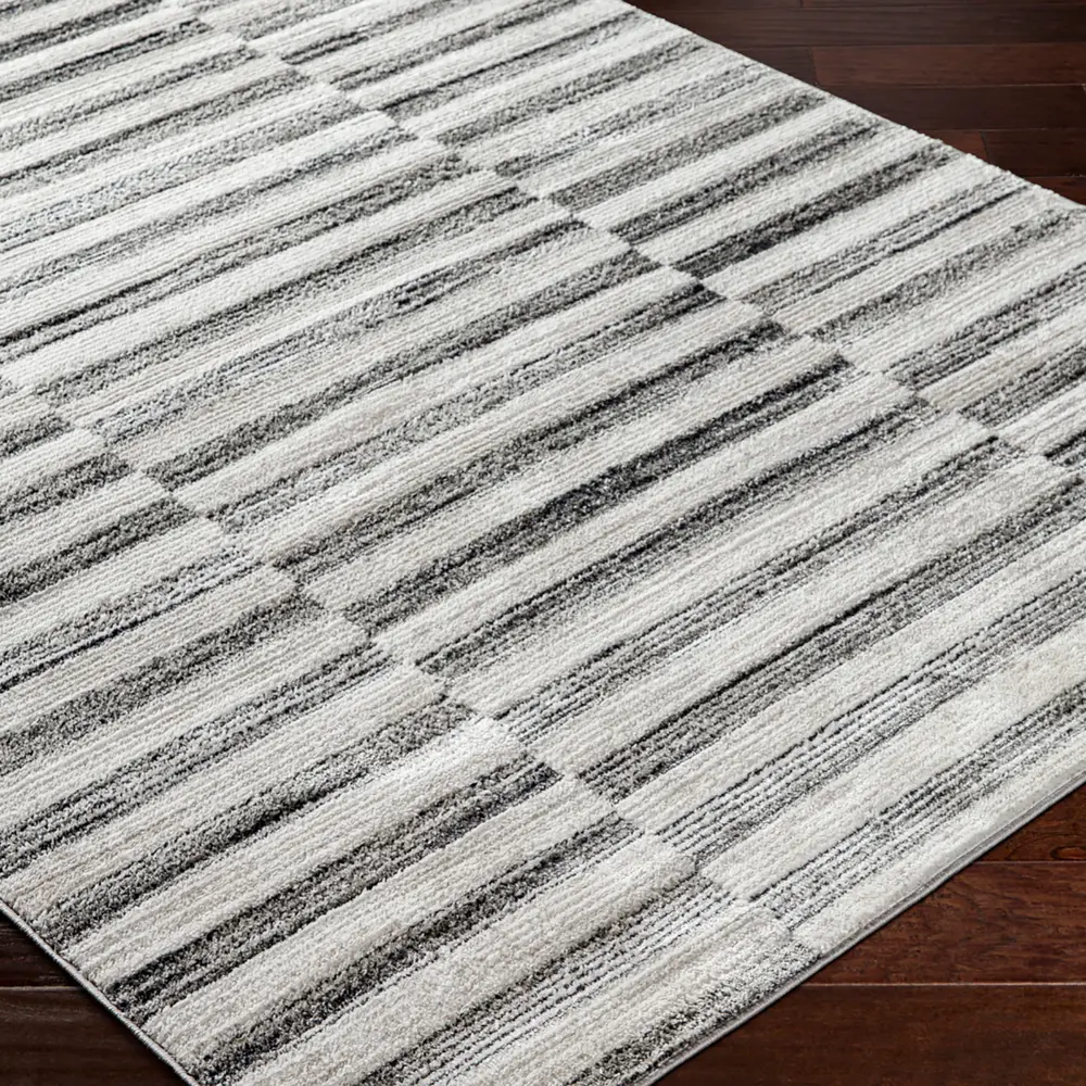 Jonthan Scandi Modern Black Rug - Image 5