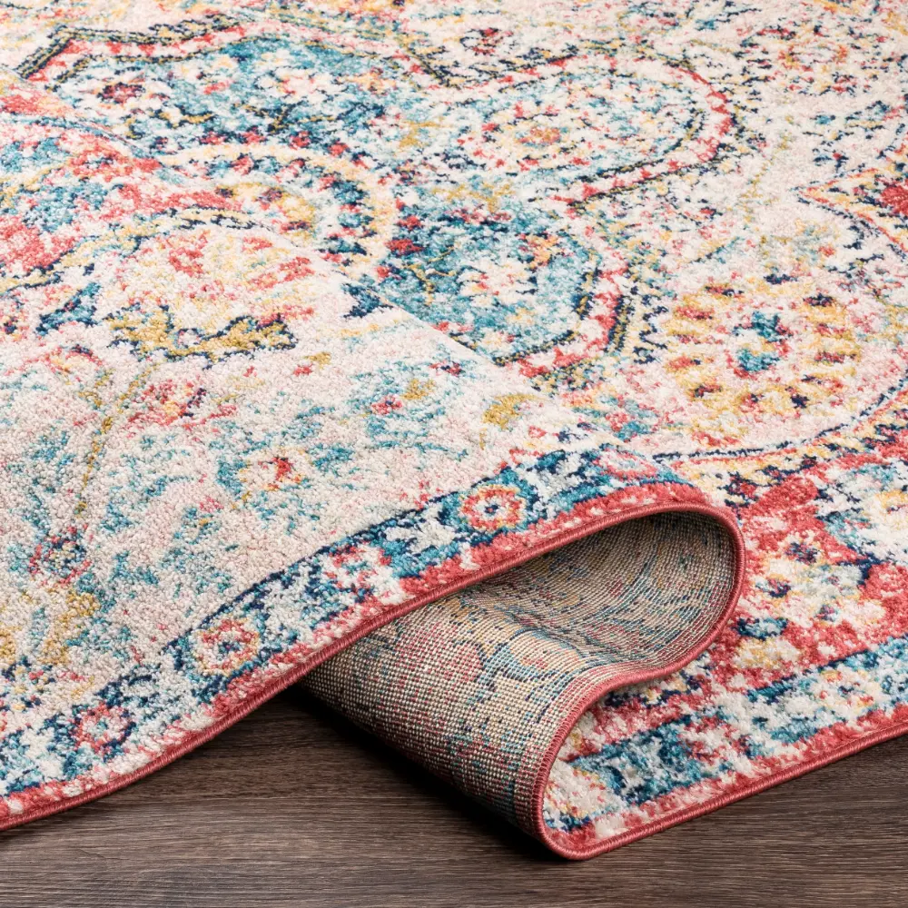 Julia Vintage Oriental Boho Rose Rug - Image 7