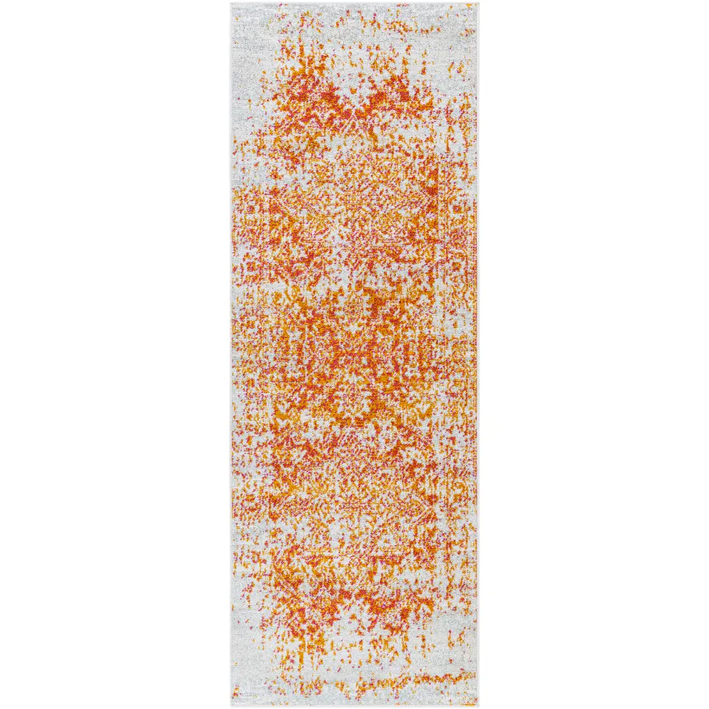 Juliette Vintage Oriental Boho Orange Rug - Image 9