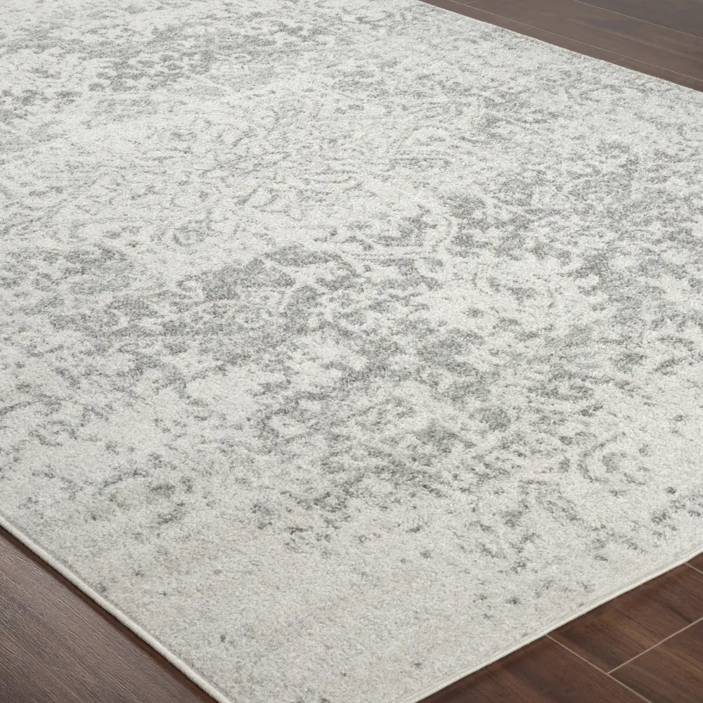 Juliette Vintage Oriental Boho Grey/White Rug - Image 6