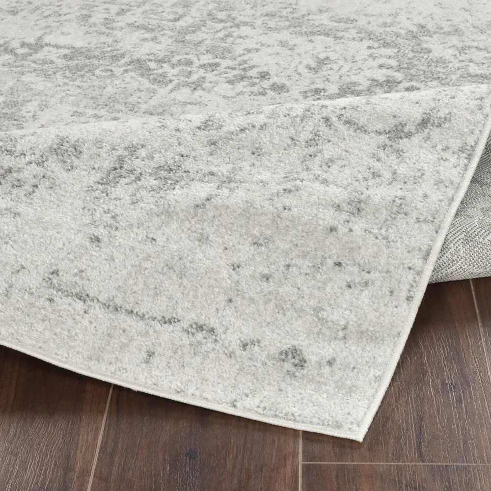 Juliette Vintage Oriental Boho Grey/White Rug - Image 7