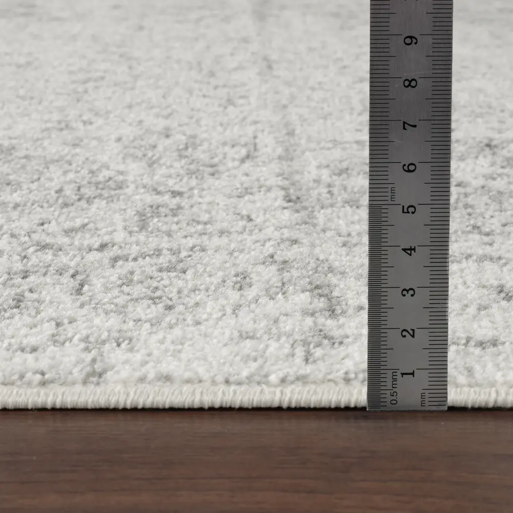 Juliette Vintage Oriental Boho Grey/White Rug - Image 9