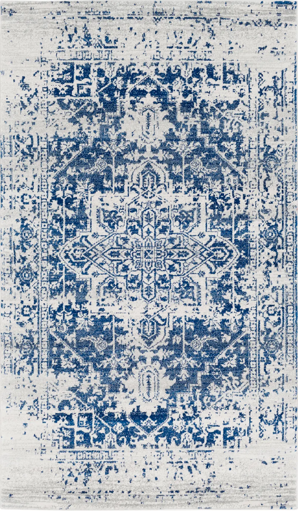 Juliette Vintage Oriental Boho Navy Rug - Image 5