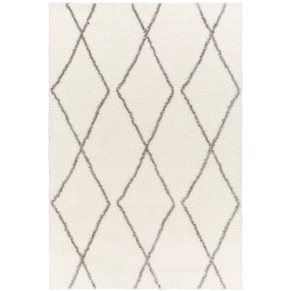 Juno Shaggy Modern Plush Pile Ivory Rug - Image 7