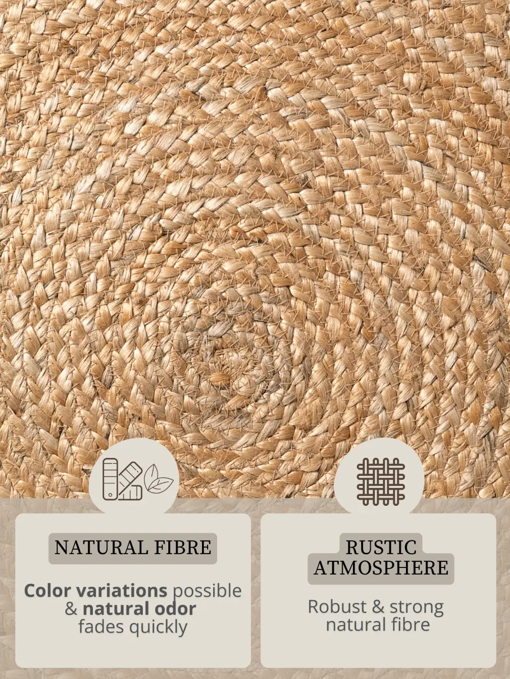 Jute Braided Natural Gold 106332 - Image 5