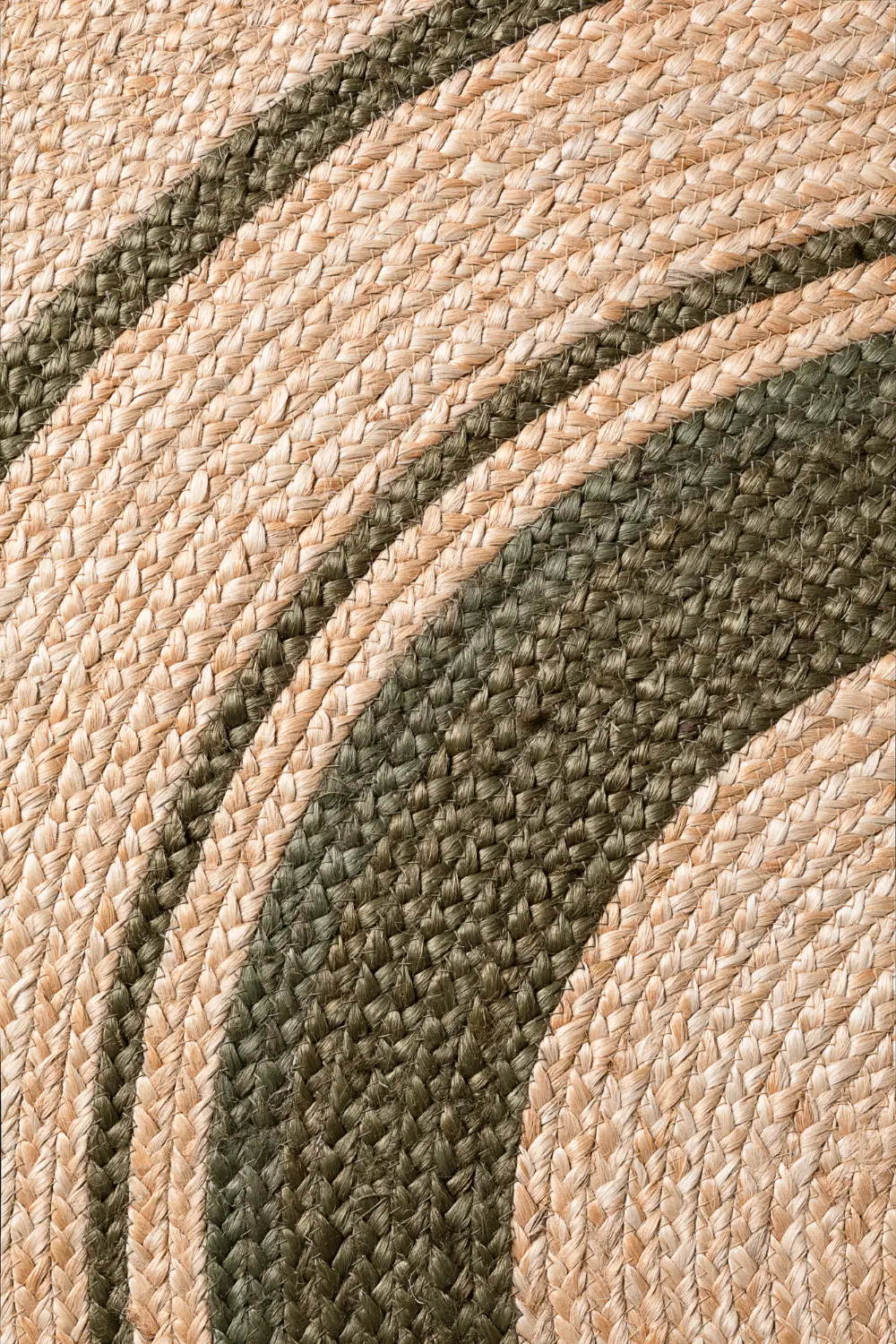 Jute Braided Natural Gold Green 106330 - Image 6