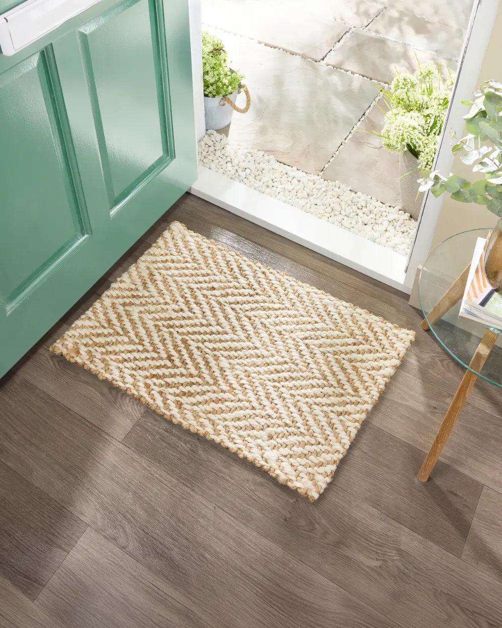 Jute Herringbone Natural - Image 4