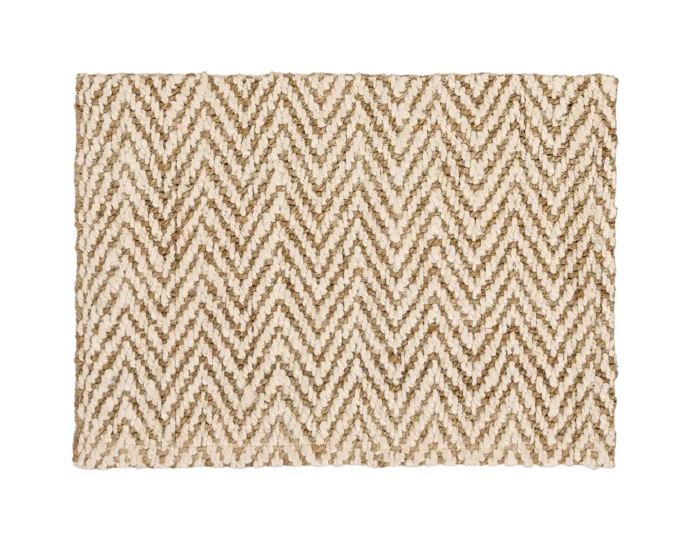 Jute Herringbone Natural - Image 5