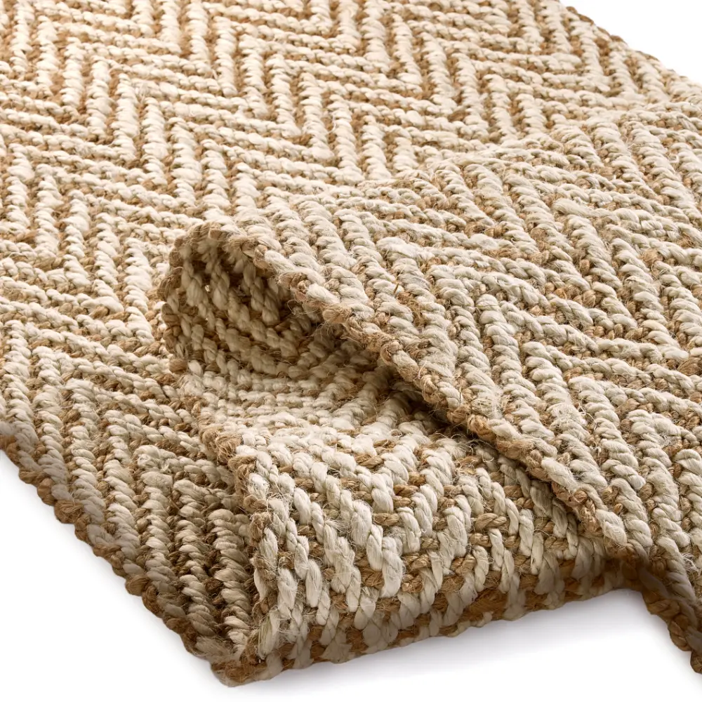Jute Herringbone Natural - Image 8