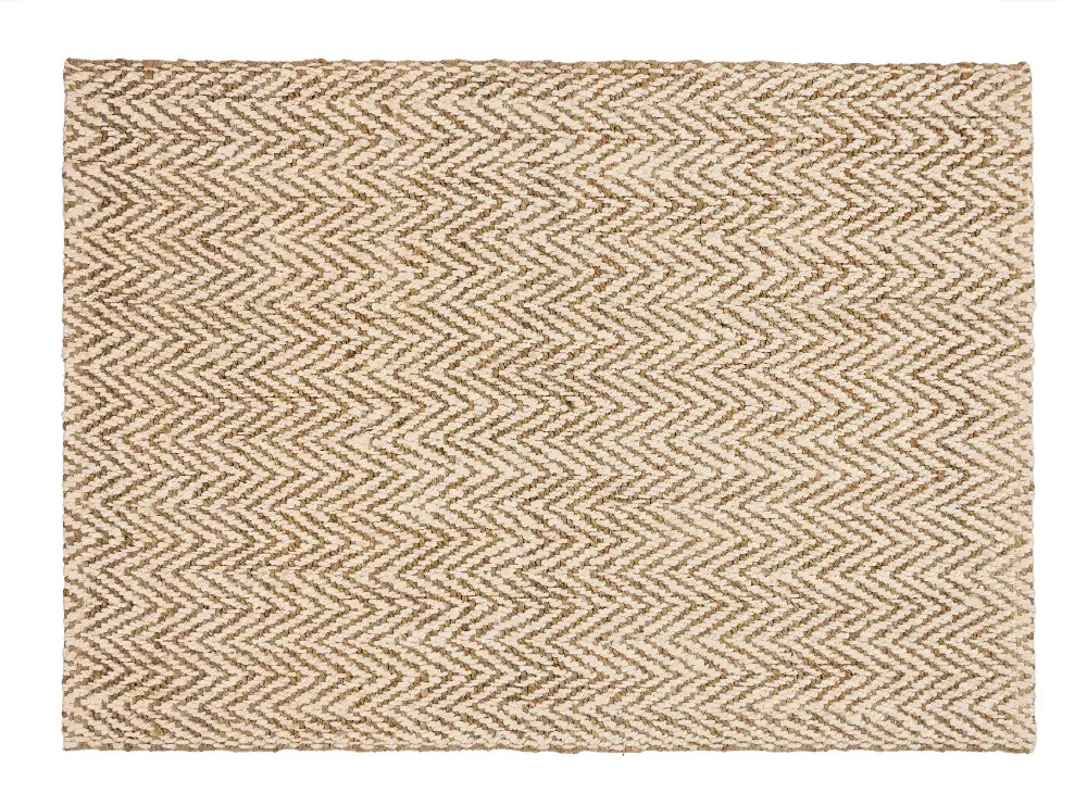Jute Herringbone Natural - Image 9