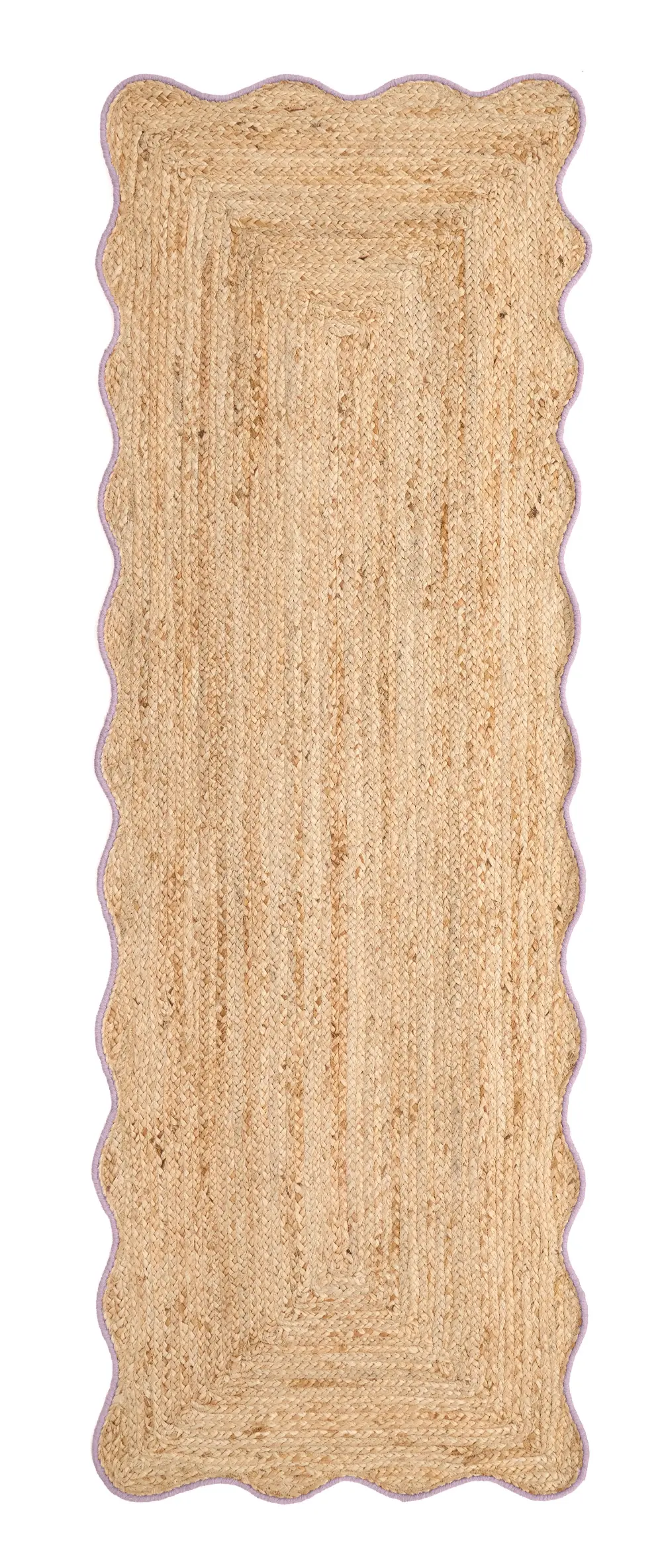 Jute Scalloped Edge Lilac - Image 6
