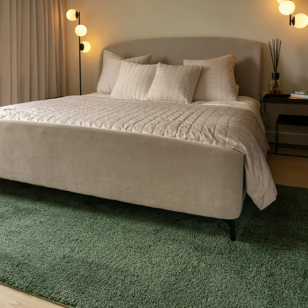 K Washable Shaggy Eden Green - Image 2