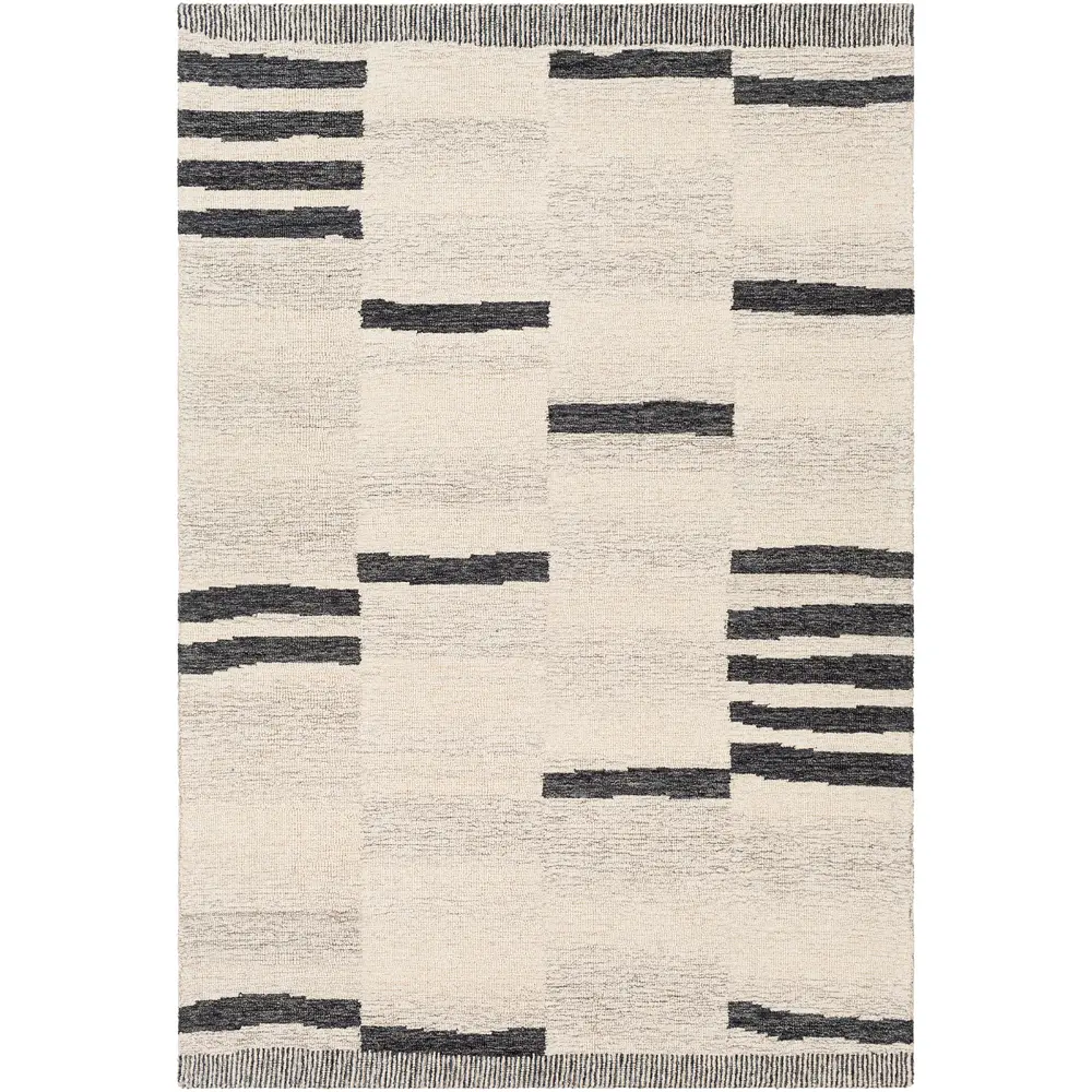 Kaaya Hand-Tufted Global Wool Beige Rug - Image 10