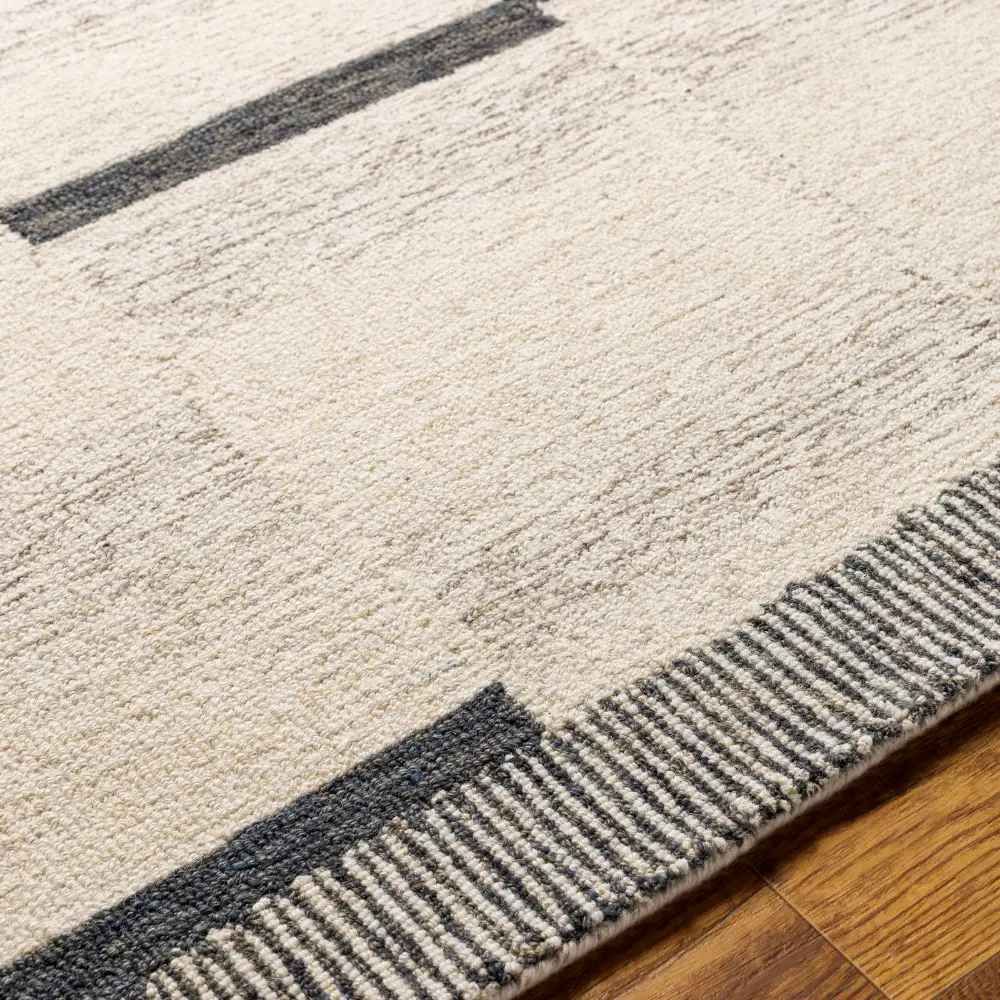 Kaaya Hand-Tufted Global Wool Beige Rug - Image 5