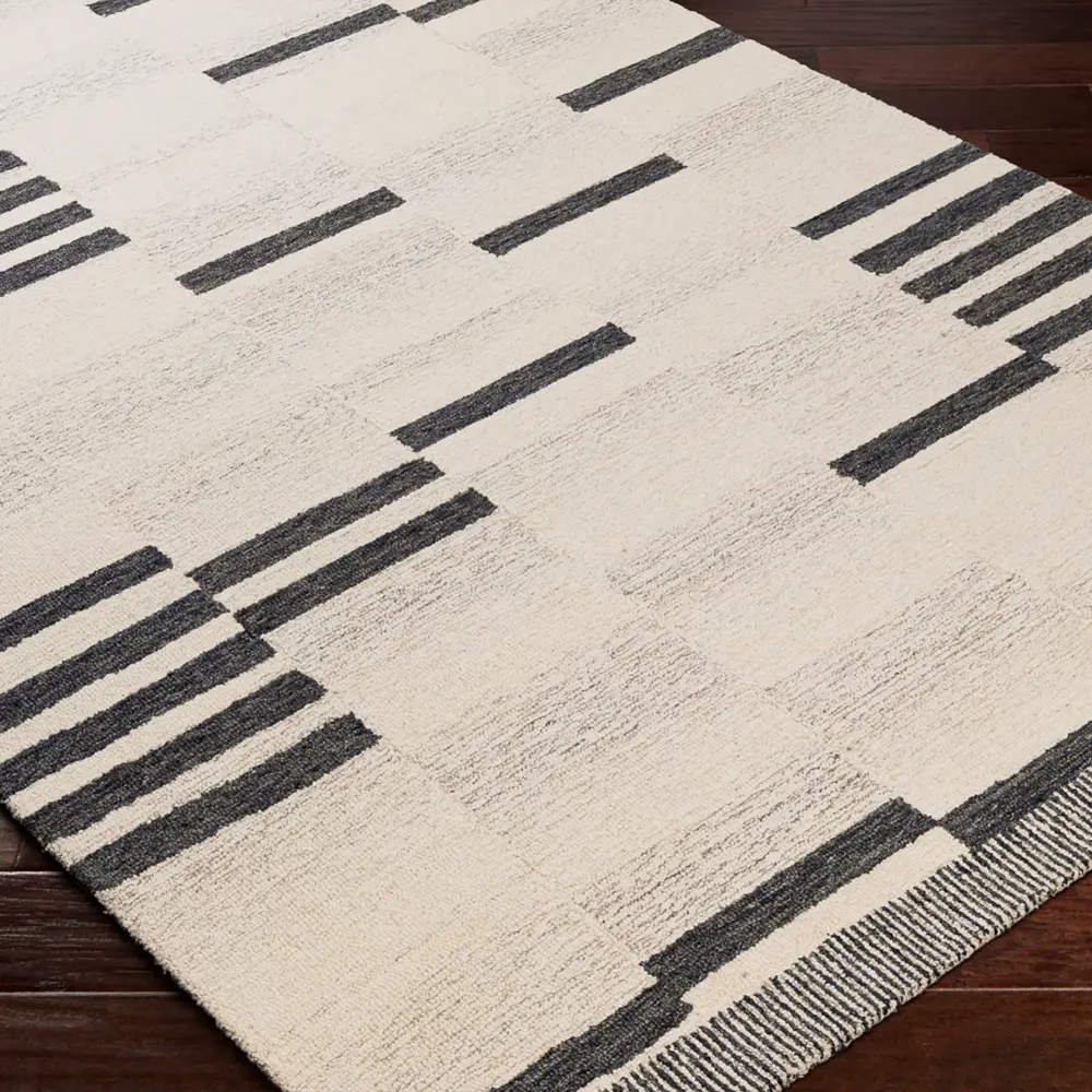 Kaaya Hand-Tufted Global Wool Beige Rug - Image 7