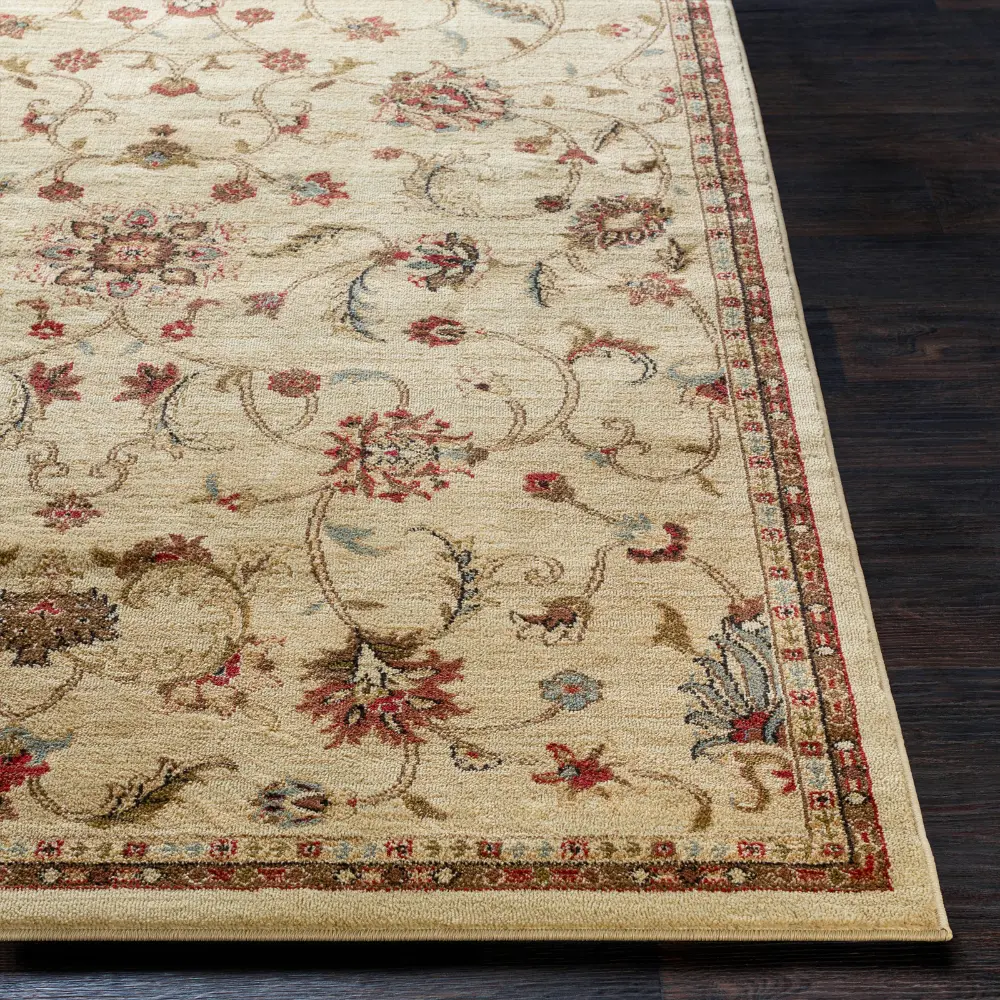 Kabani Traditional Boho Khaki Rug - Image 3