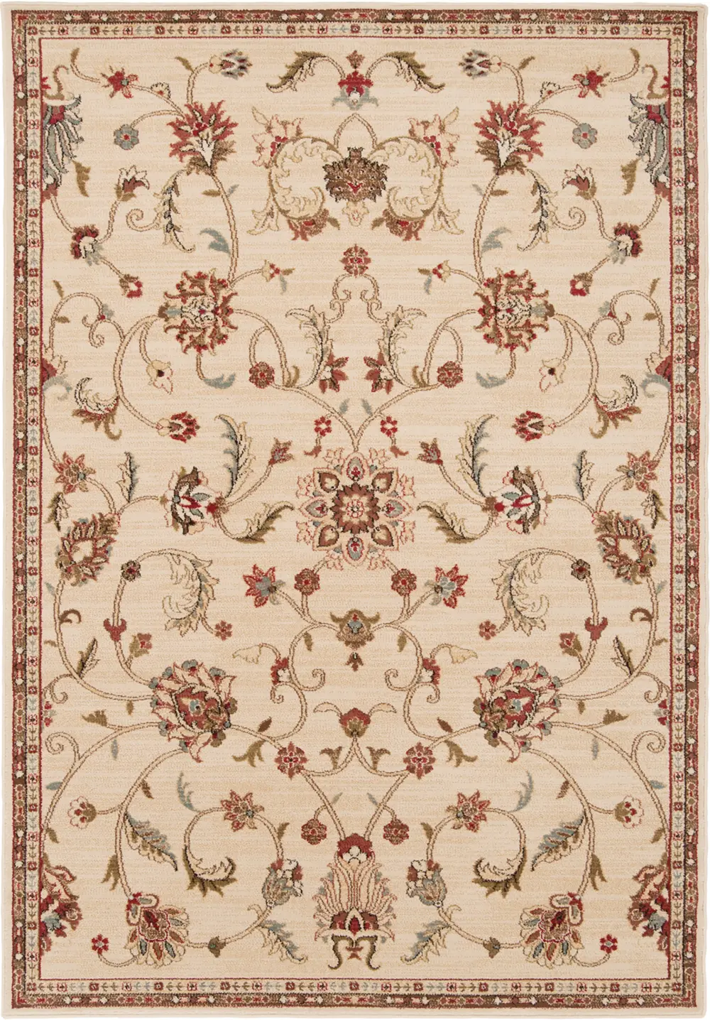 Kabani Traditional Boho Khaki Rug - Image 8