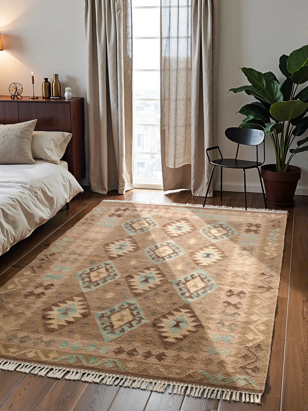 Kamal Beige Light Blue 106243