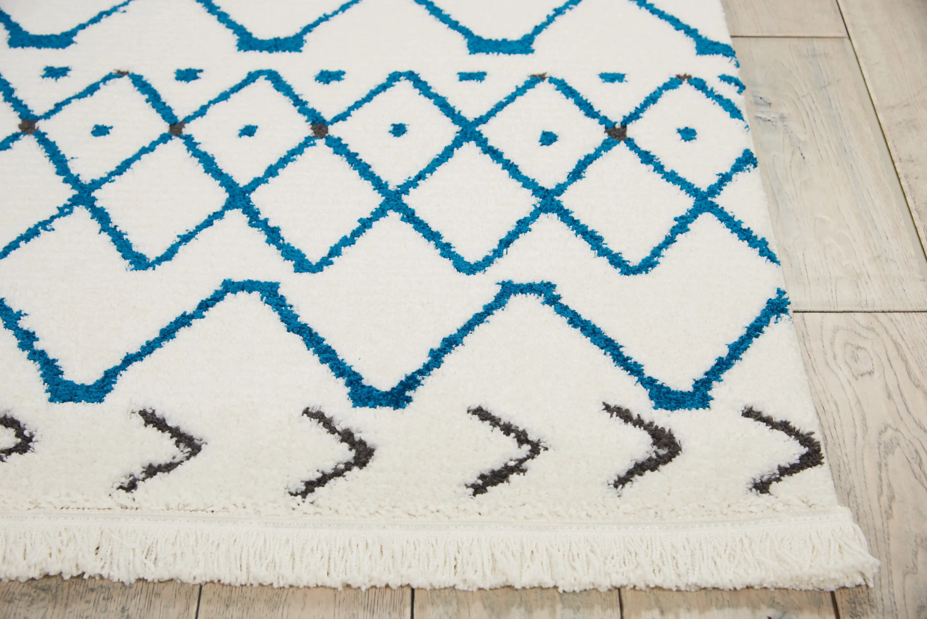 Kamala DS500 White Blue Rug - Image 2