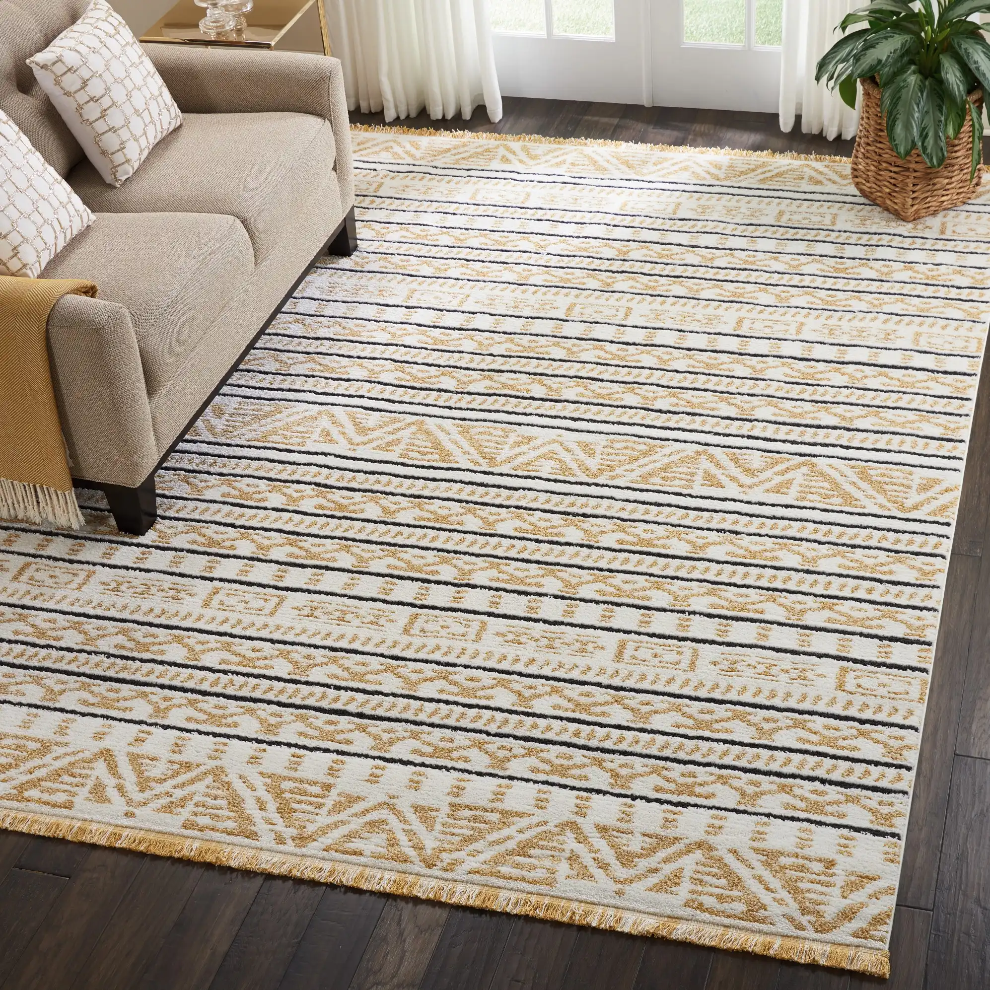 Kamala DS503 Yellow Rug - Image 2
