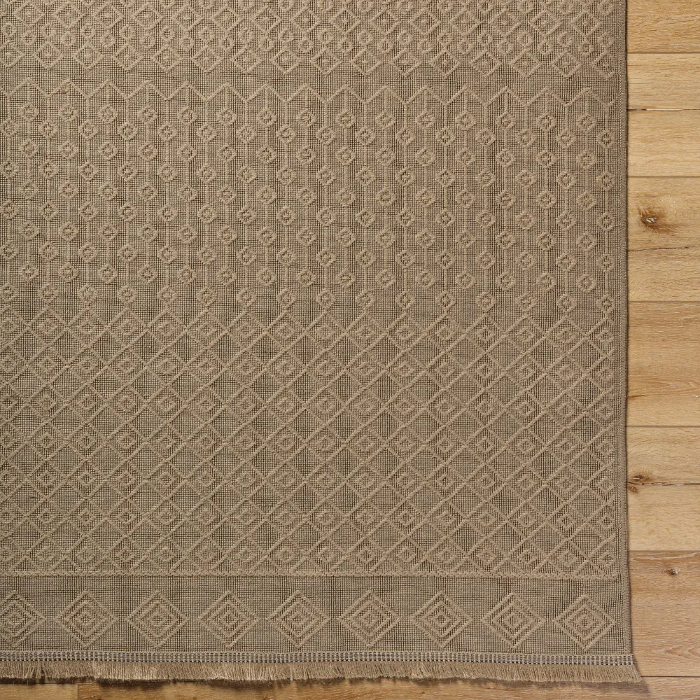 Kashvi Cottage Tan Machine Washable Jute Rug - Image 10