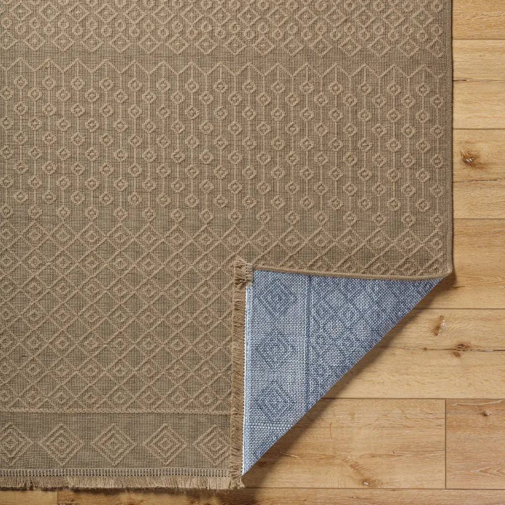 Kashvi Cottage Tan Machine Washable Jute Rug - Image 8