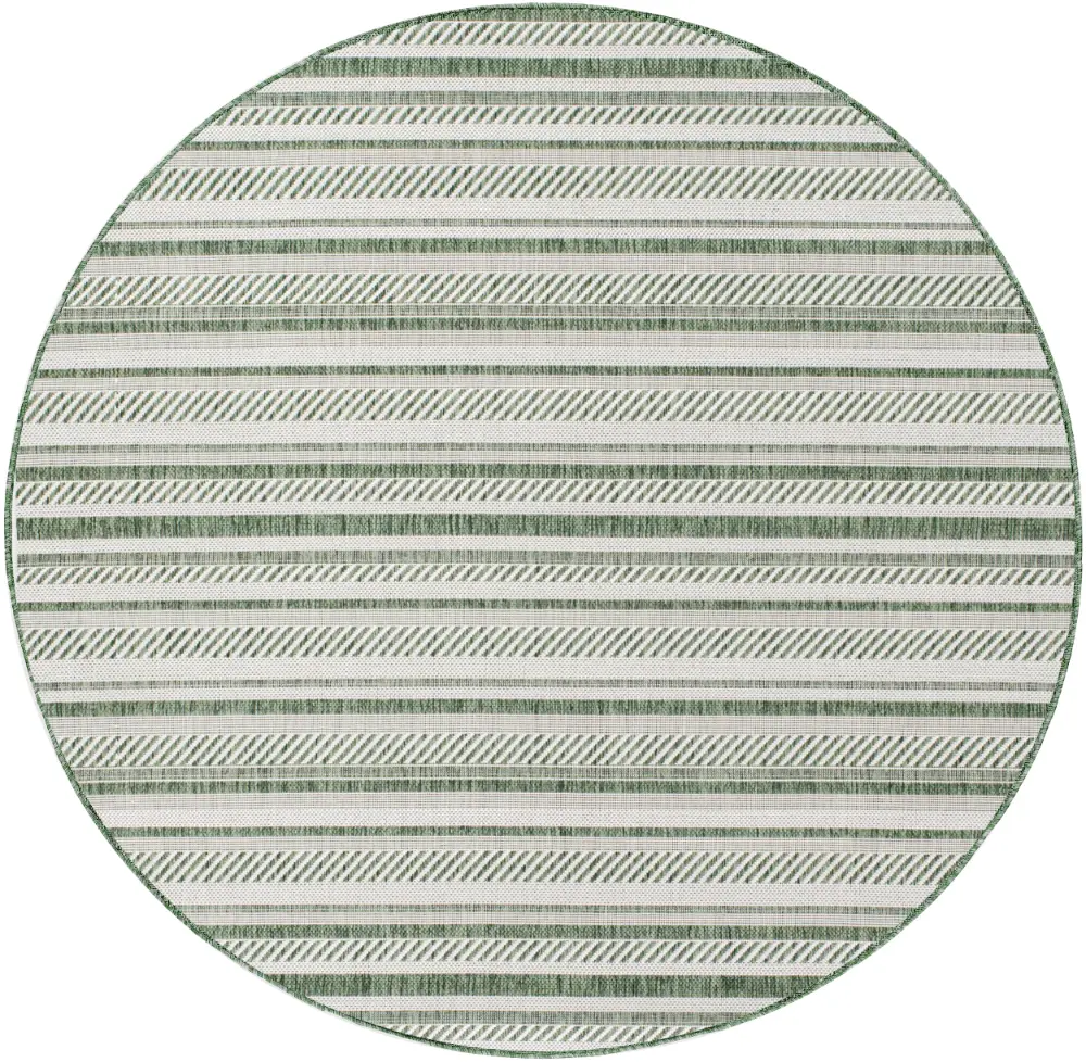 Kavita In- & Outdoor Global Moss Green Rug - Image 4
