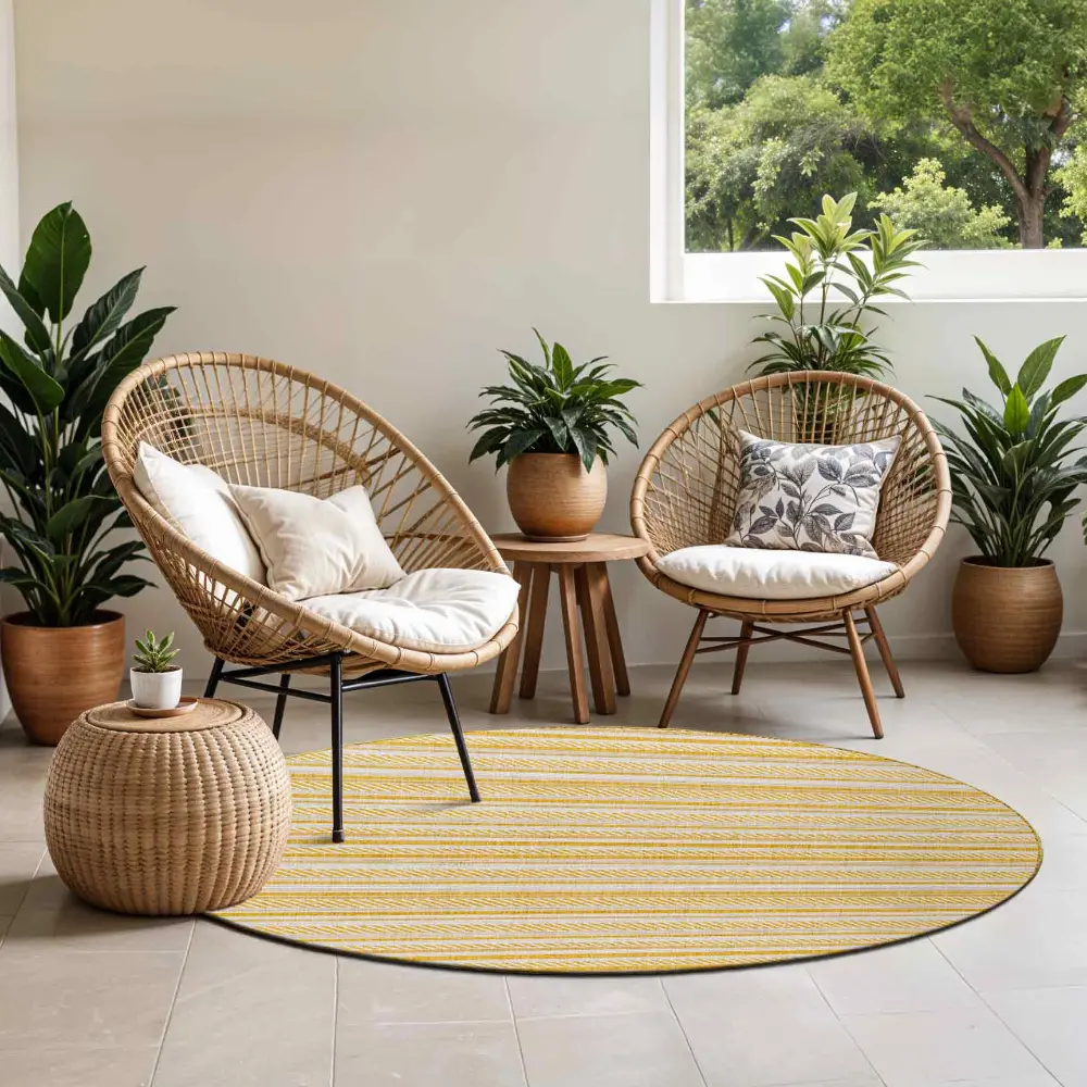 Kavita In- & Outdoor Global Saffron Rug - Image 6