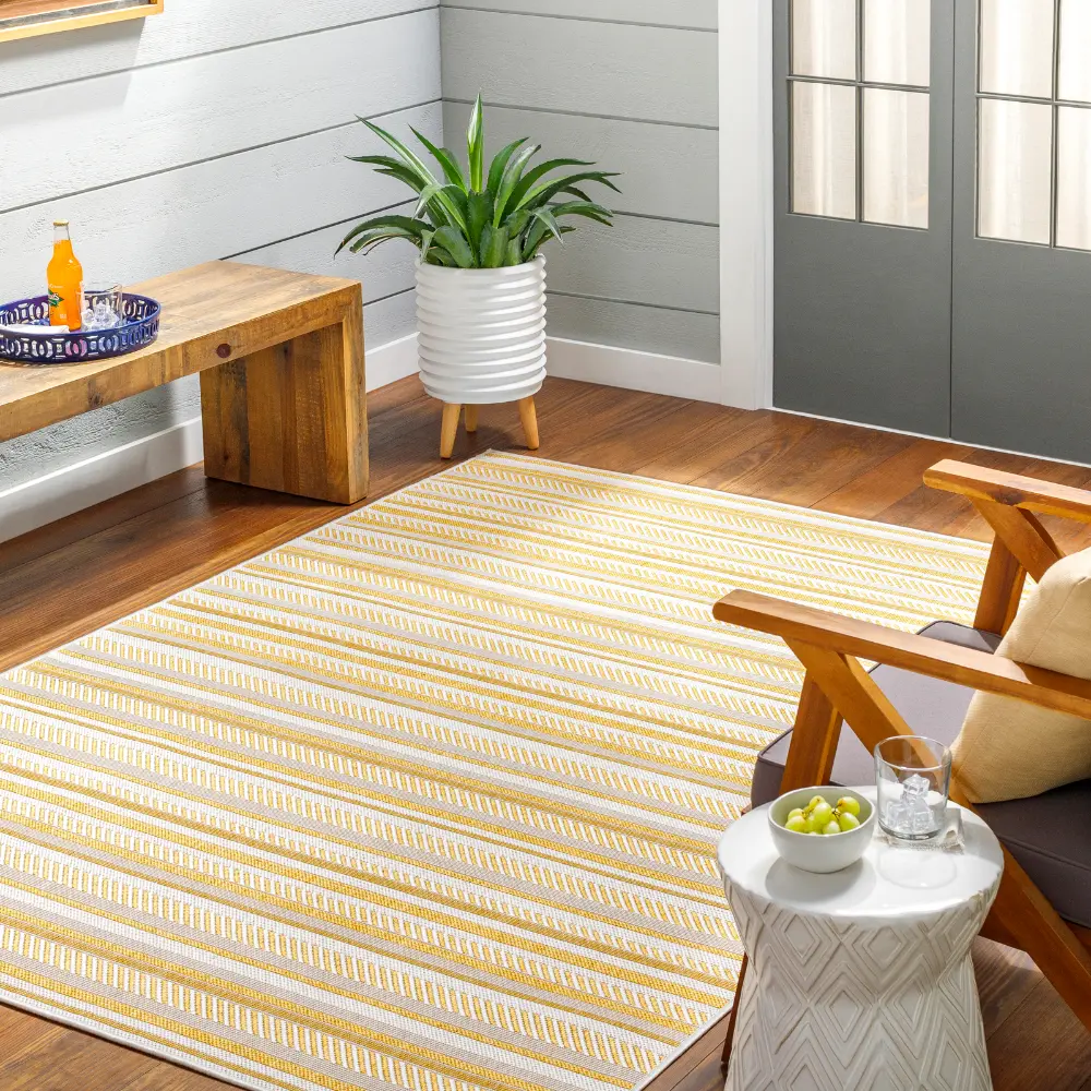 Kavita In- & Outdoor Global Saffron Rug - Image 9