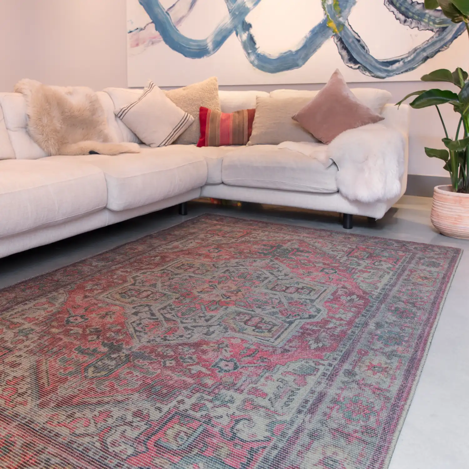 Kaya Washable Iman KY07 Rug