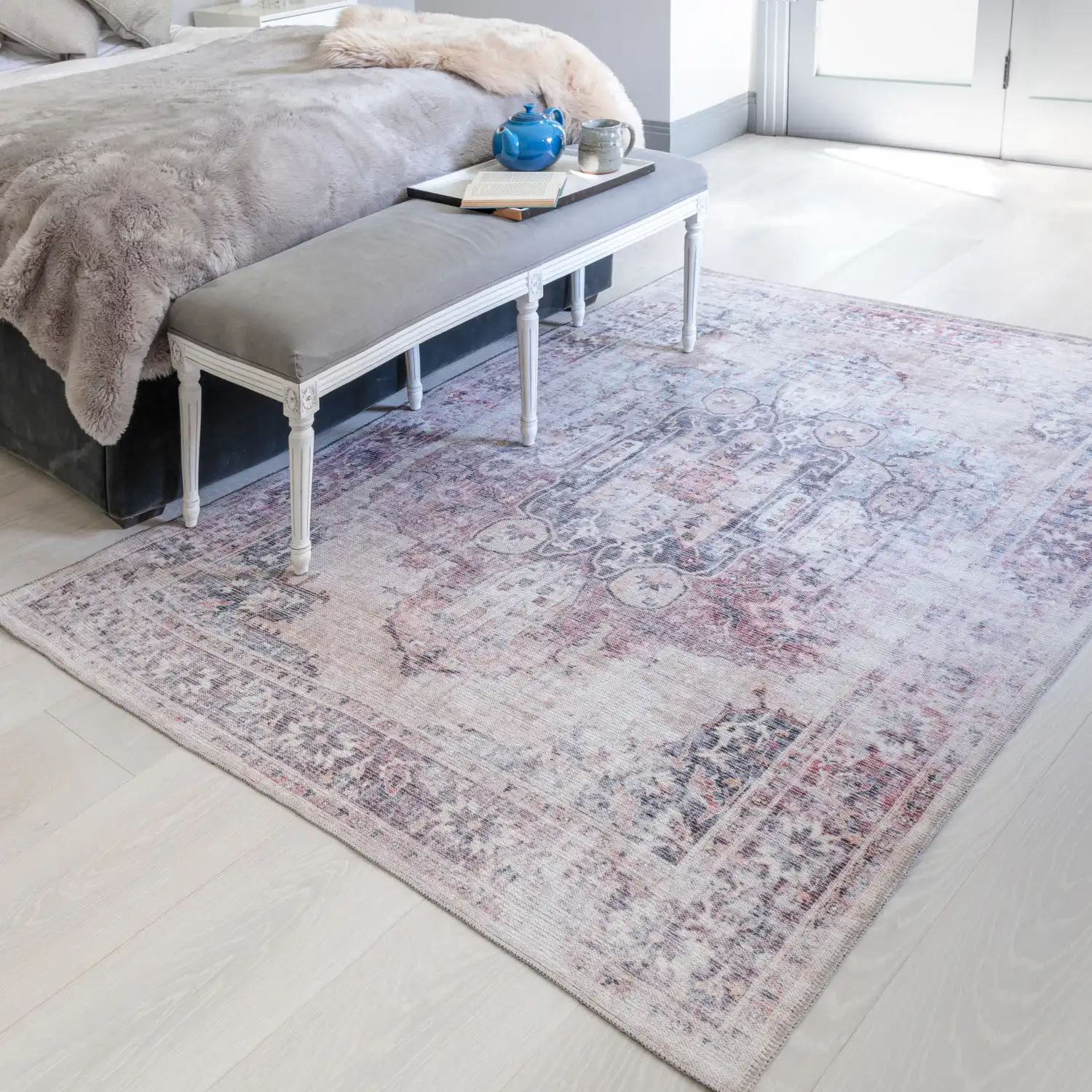 Kaya Washable Lila KY12 Rug