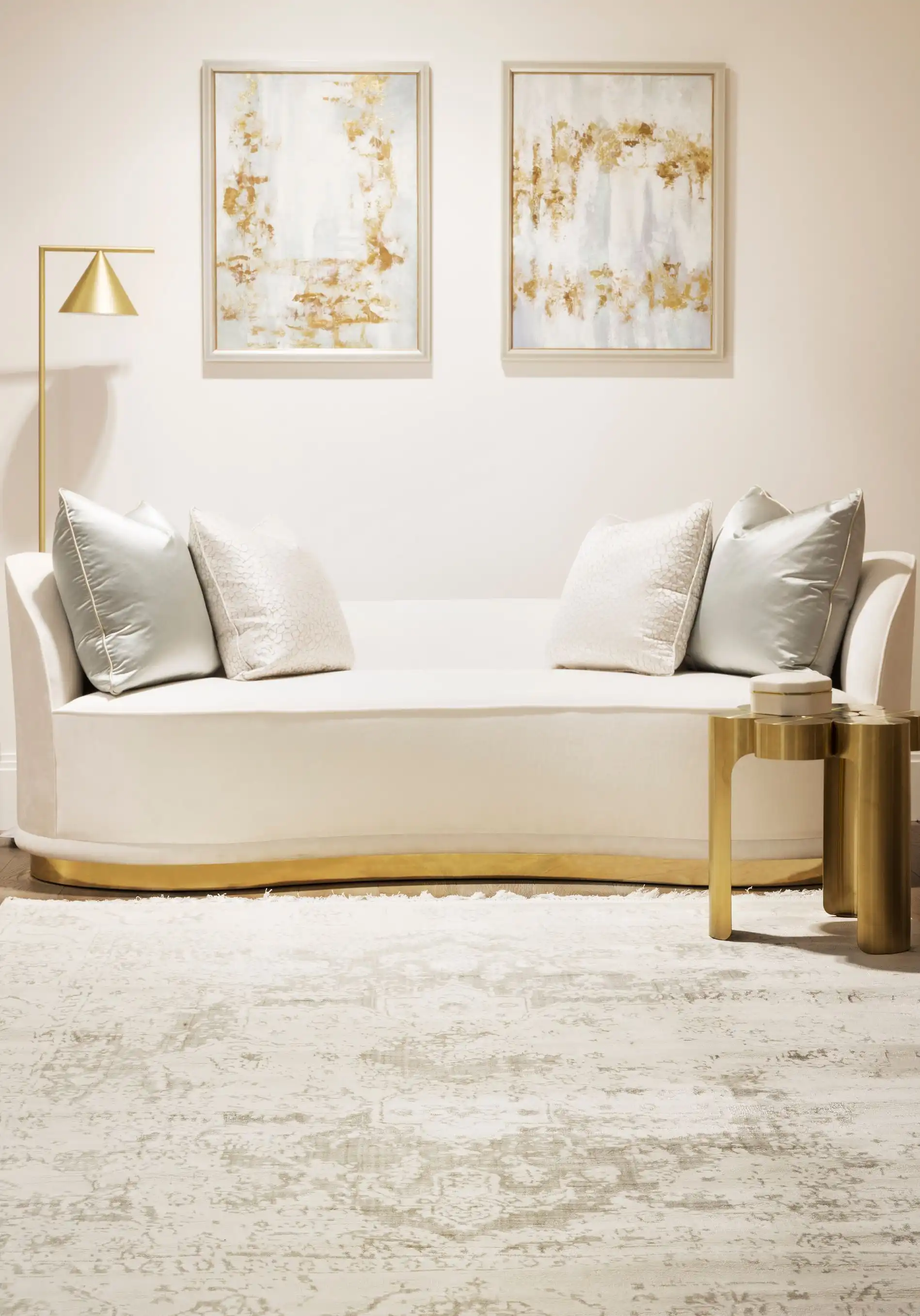 KC Vintage White Rug