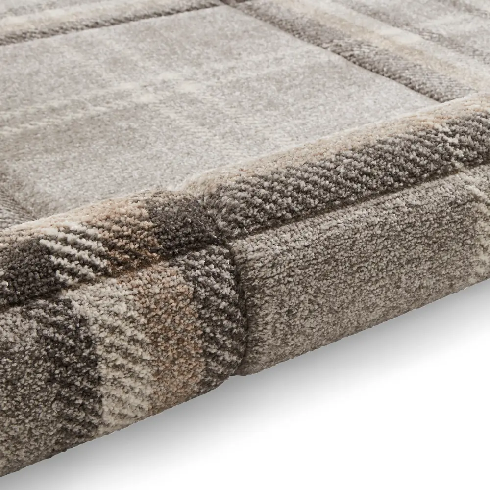 Catherine Lansfield Kelso Check Grey - Washable - Image 3