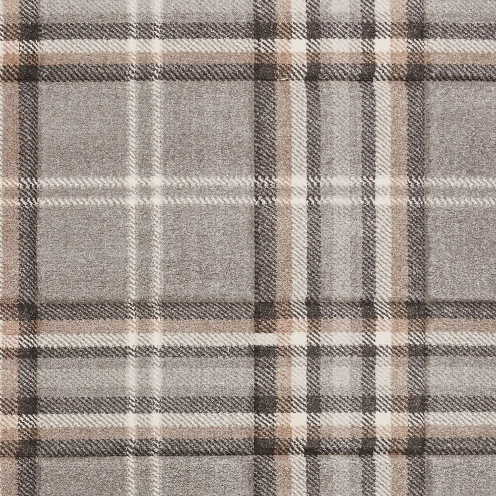 Catherine Lansfield Kelso Check Grey - Washable - Image 7