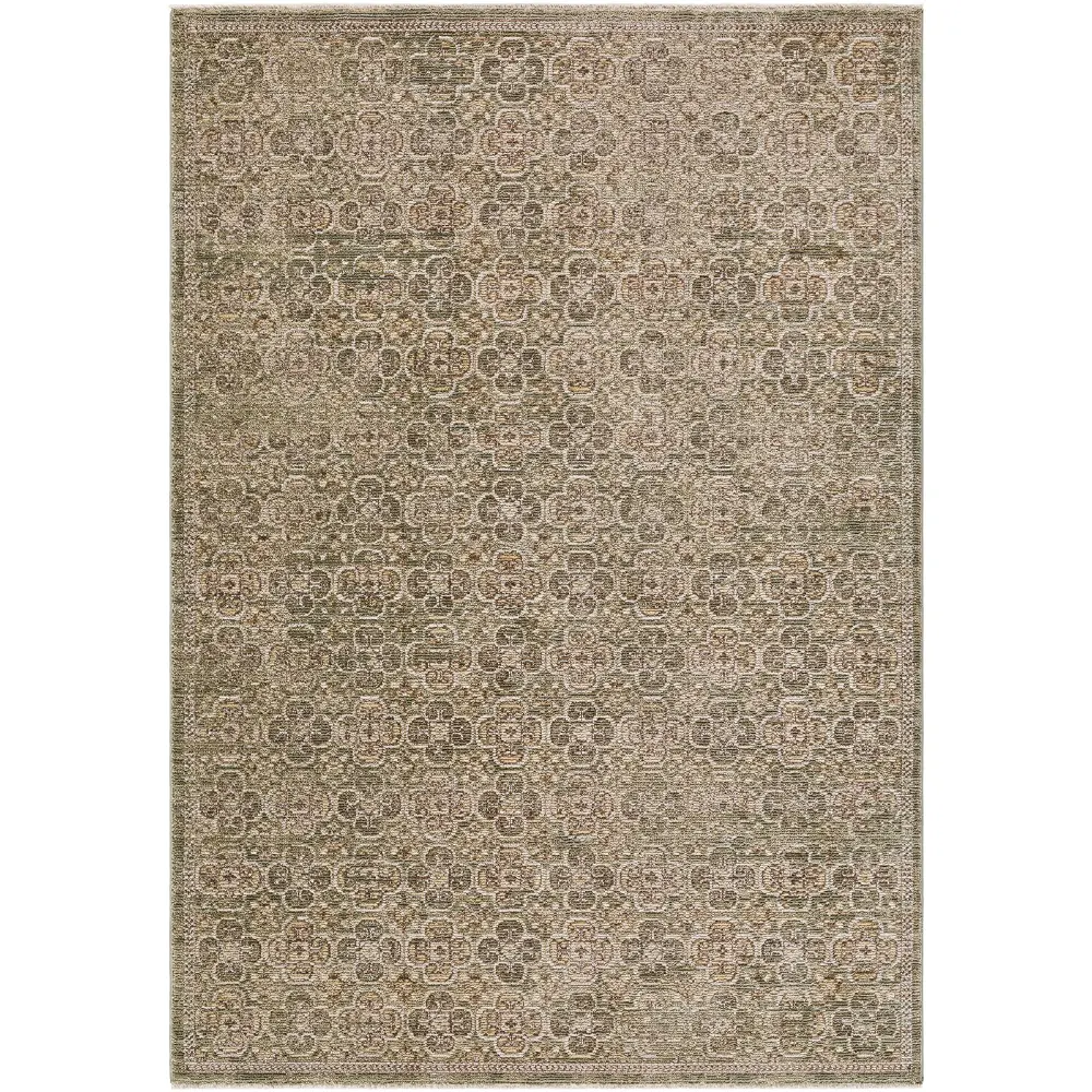 Myrtle Avenue II Galey Alix X Livabliss Vintage Oriental Boho Olive Rug - Image 5