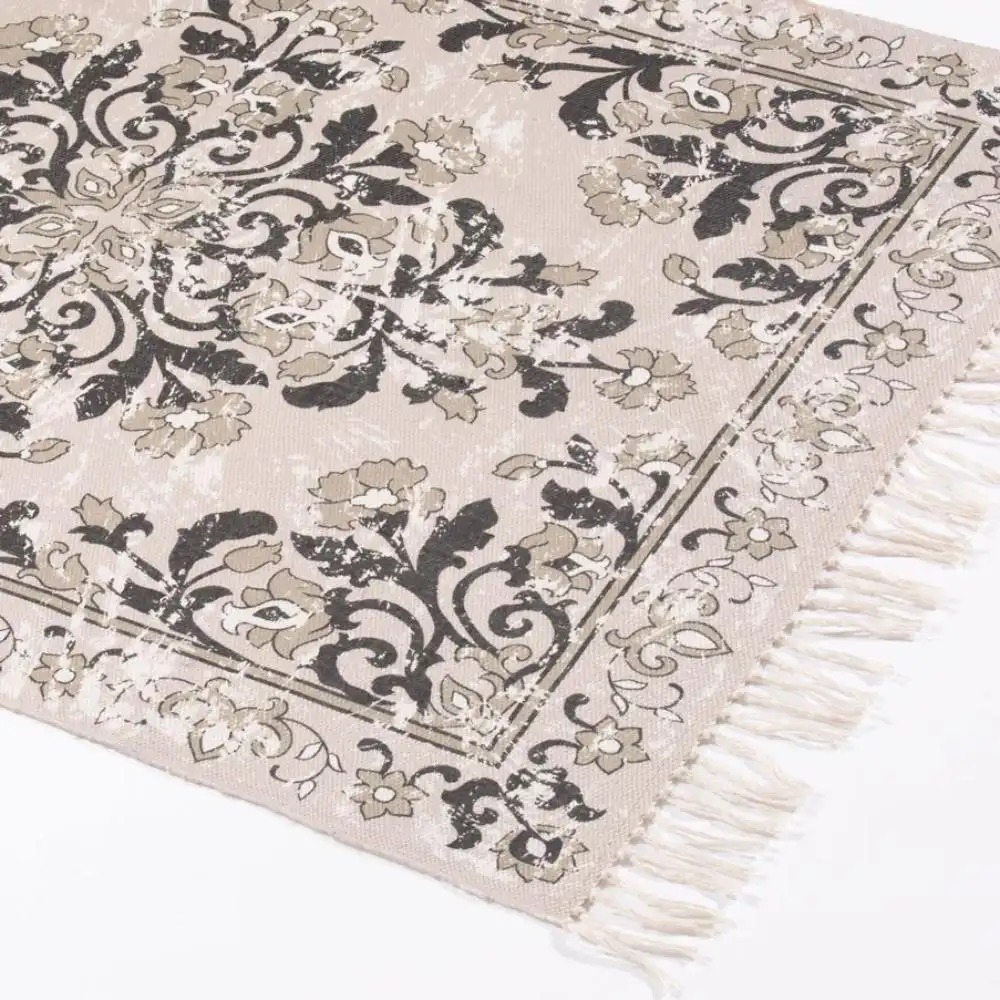 Kew Antique Indoor Outdoors Grey Rug - Image 3