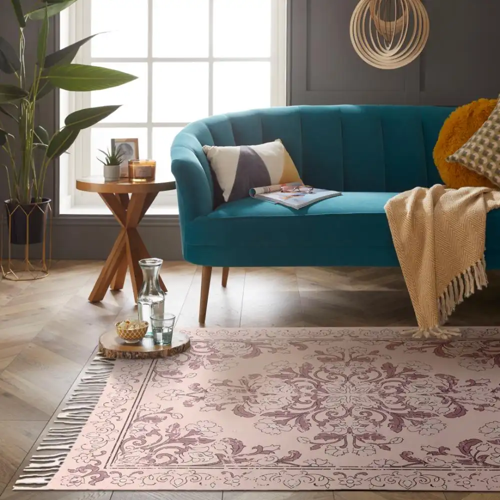 Kew Antique Indoor Outdoors Mauve Rug