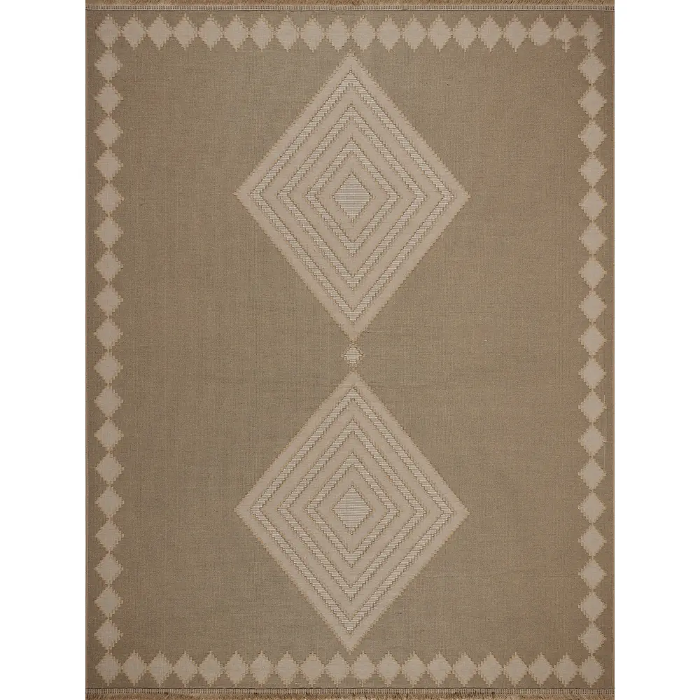 Keyuri Cottage Tan/Light Beige Machine Washable Jute Rug - Image 10