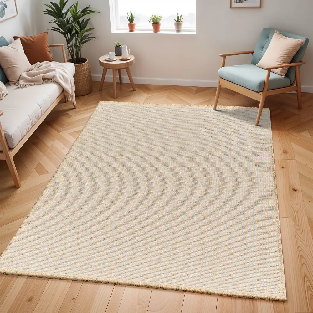 Kimi Becki Owens X Livabliss Solid And Border Grey Jute Rug - Image 2