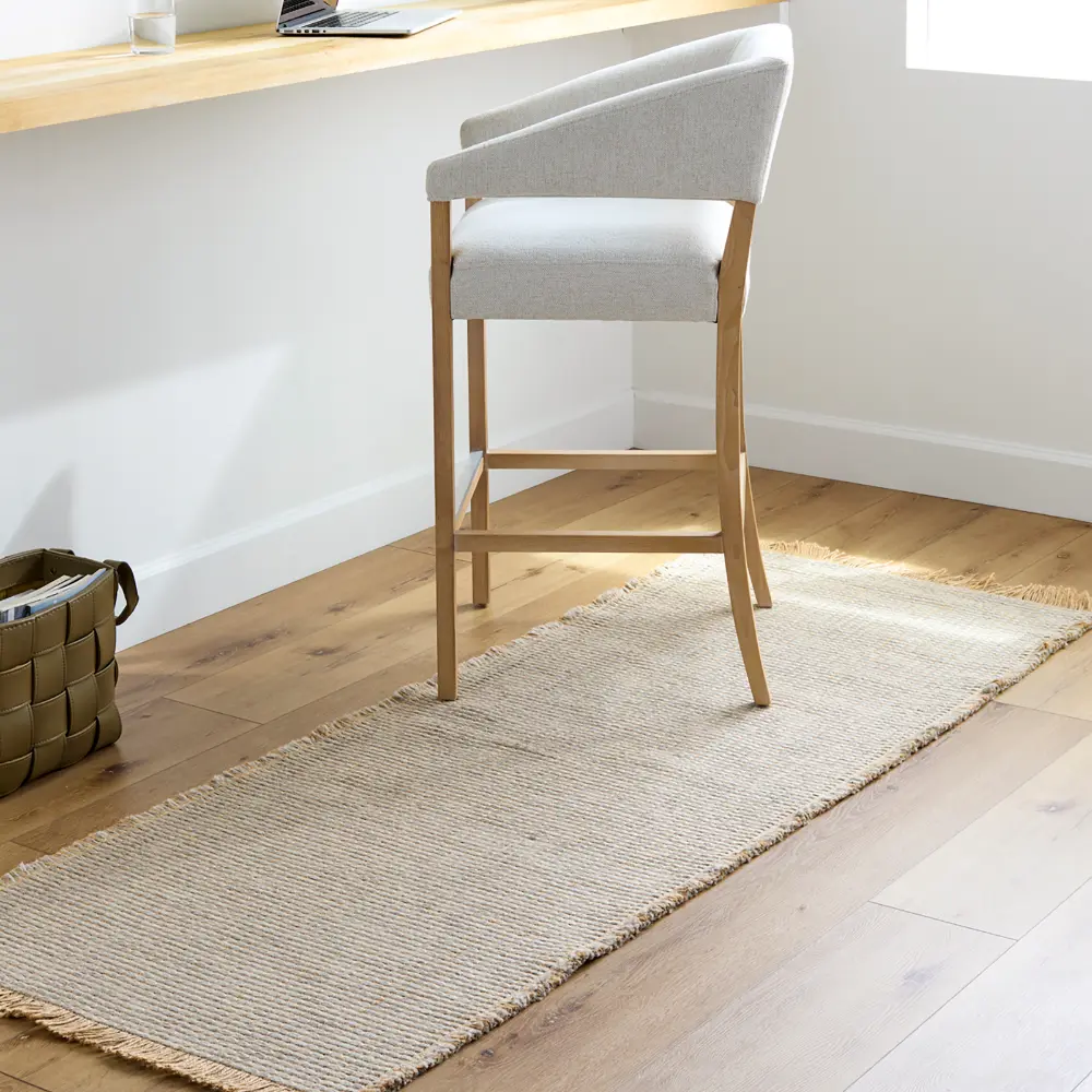 Kimi Becki Owens X Livabliss Solid And Border Grey Jute Rug - Image 3