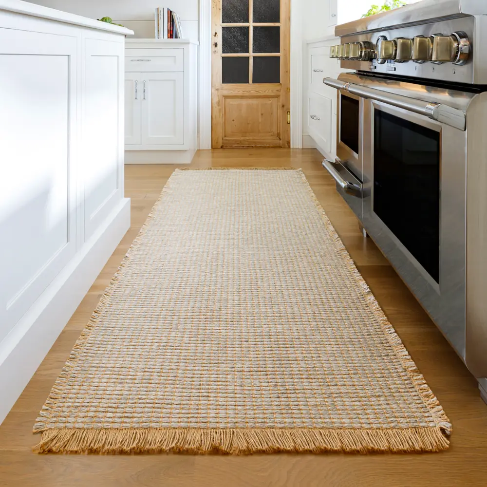 Kimi Becki Owens X Livabliss Solid And Border Grey Jute Rug - Image 4