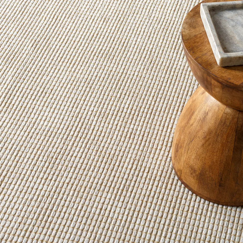 Kimi Becki Owens X Livabliss Solid And Border Mocha Jute Rug - Image 5