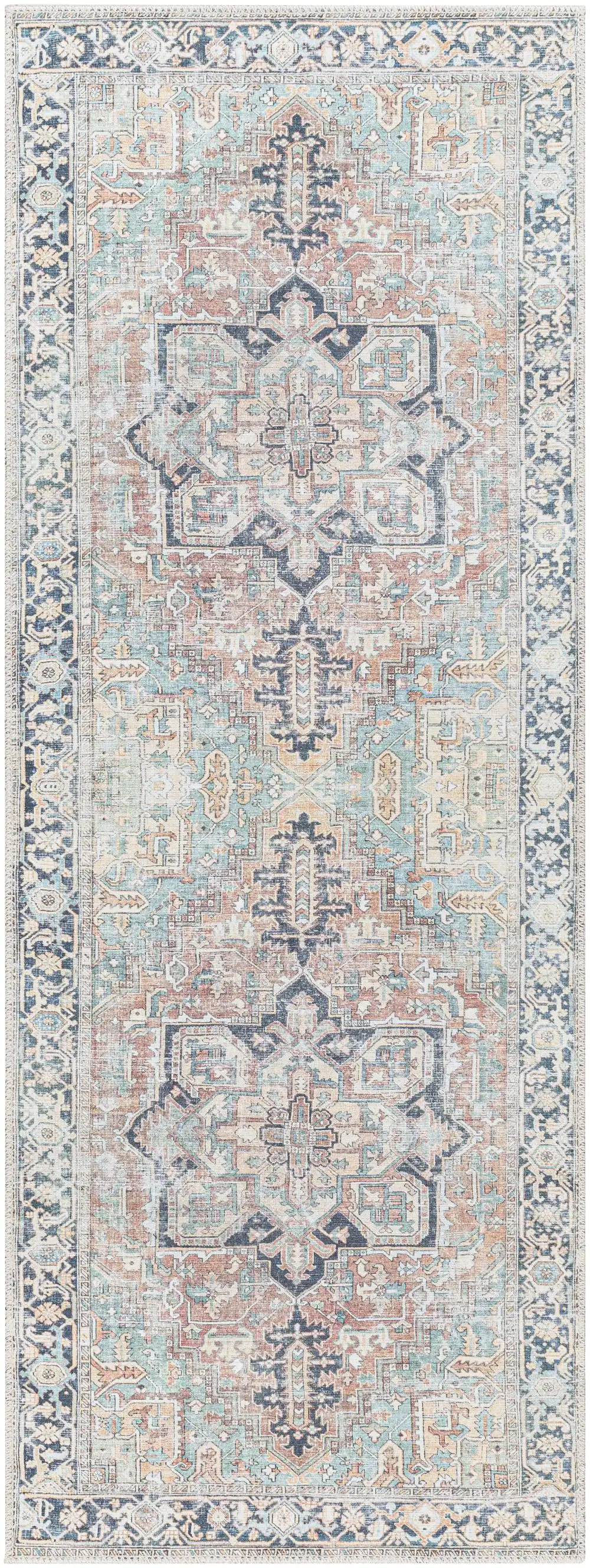 Dido Machine Washable Traditionnal Boho Sage Rug - Image 8