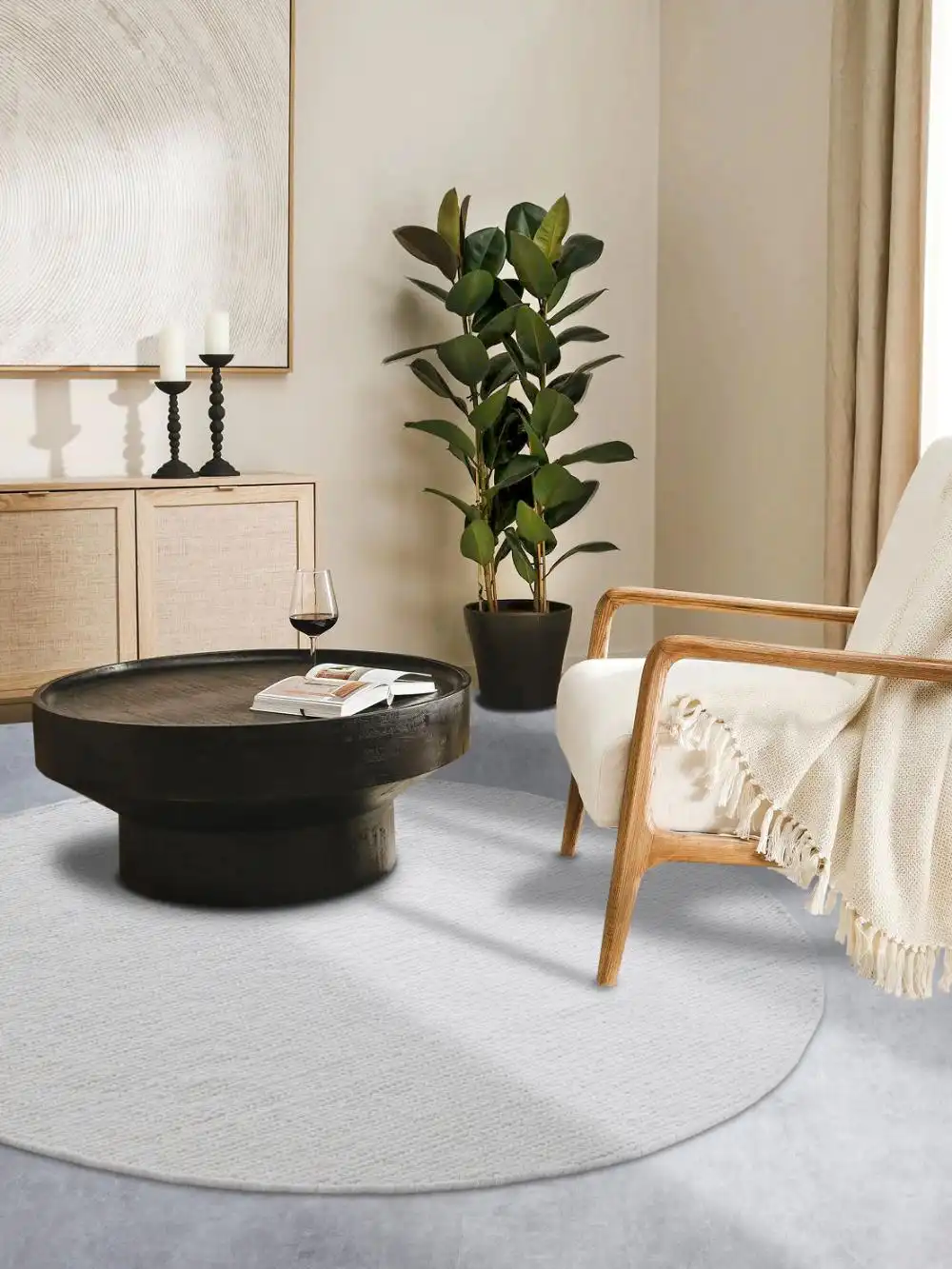 Kollektion 1748 106048 White Rug - Image 2
