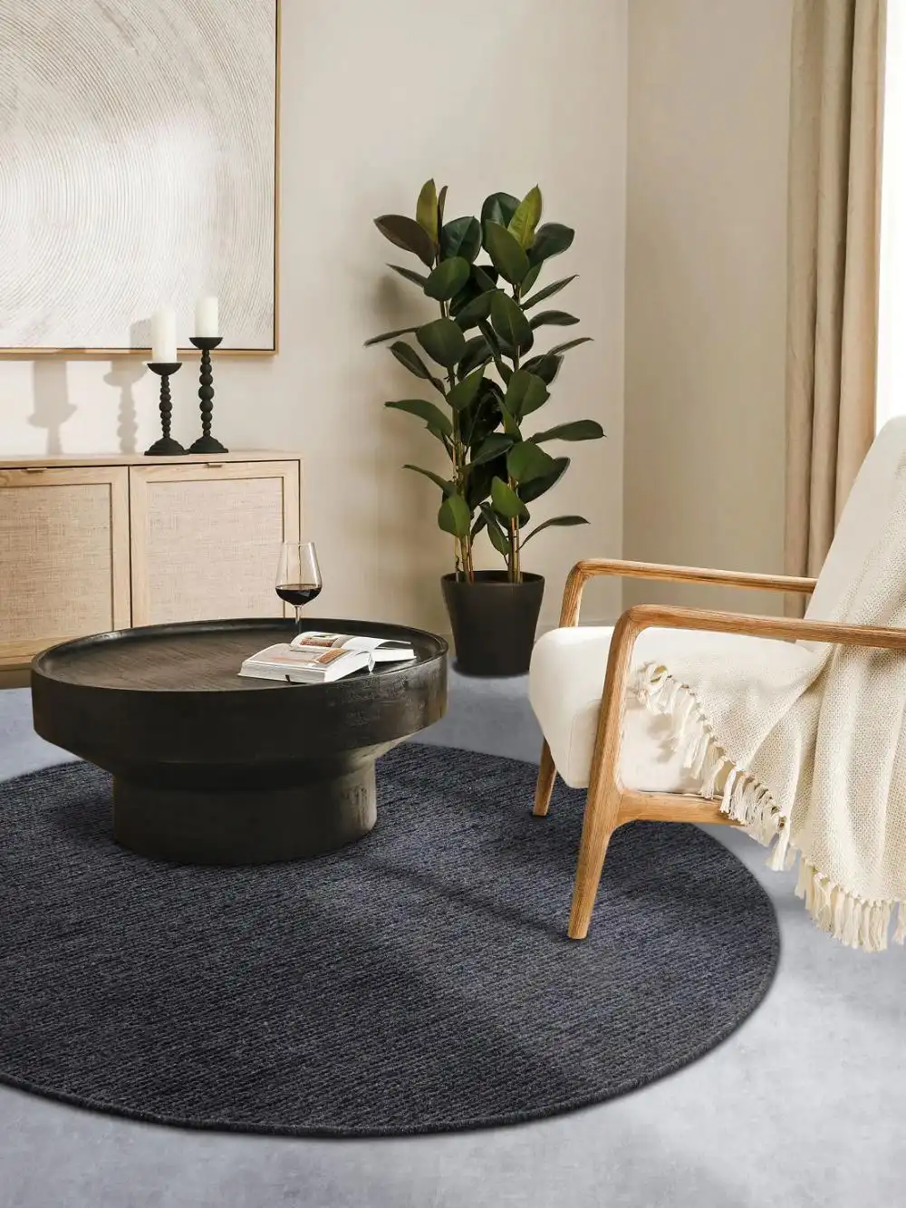 Kollektion 1748 106051 Anthracite Rug - Image 6