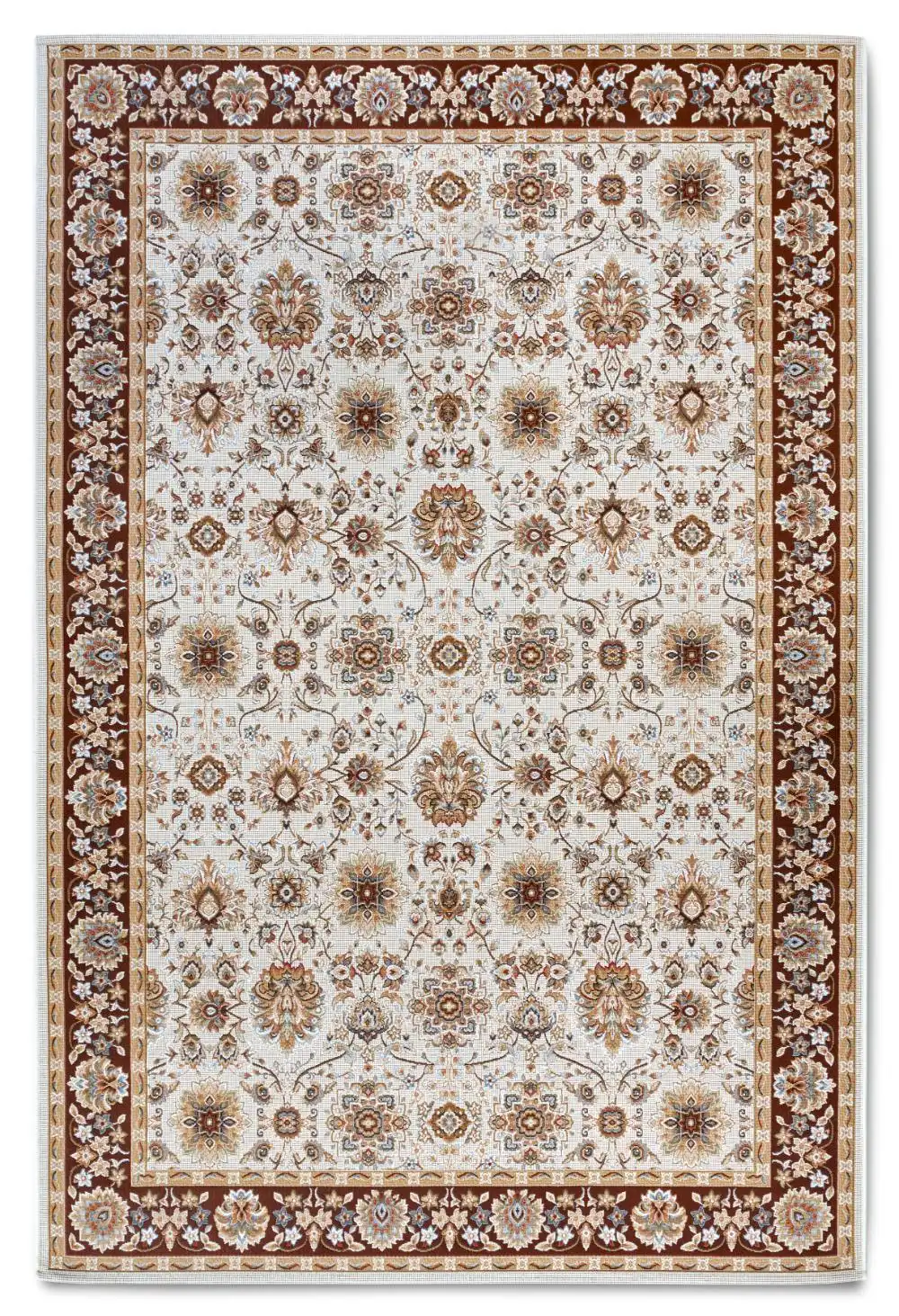 Kollektion 1767 106054 Cream Brown Rug - Image 2