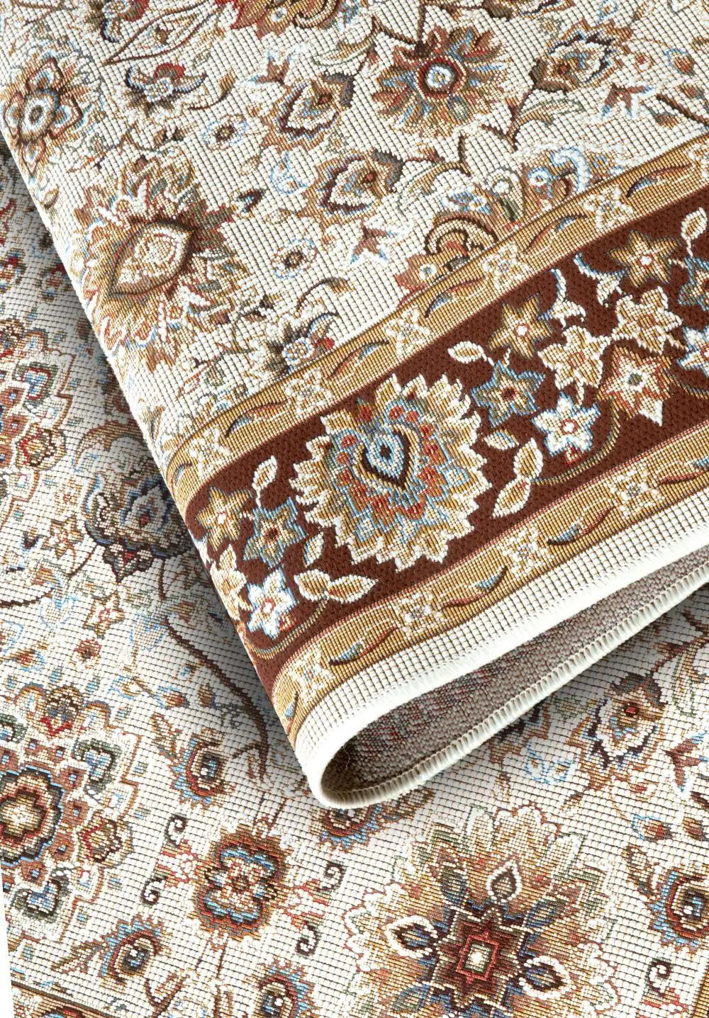 Kollektion 1767 106054 Cream Brown Rug - Image 7