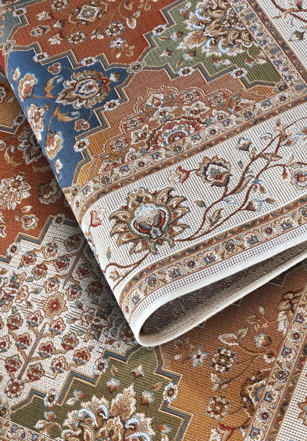 Kollektion 1767 106056 Cream Multicolour Rug - Image 7